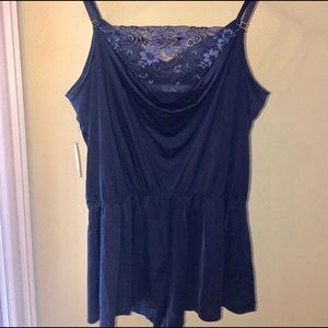 Navy blue Soma PJ romper